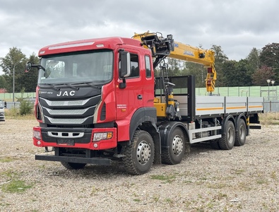 JAC N410 (41т) КМУ SQS 350-5 (14т) БОРТ 7,8×2,55×0,6м